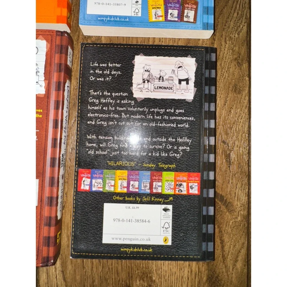 Diary‎ Of A Wimpy Kid Books Lot Hardback Soft Cover Young Adult Graphic Novels